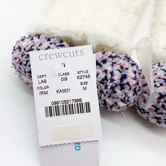 Crewcuts J. Crew Double Pom Pom Mittens Size M - Picture 3 of 11